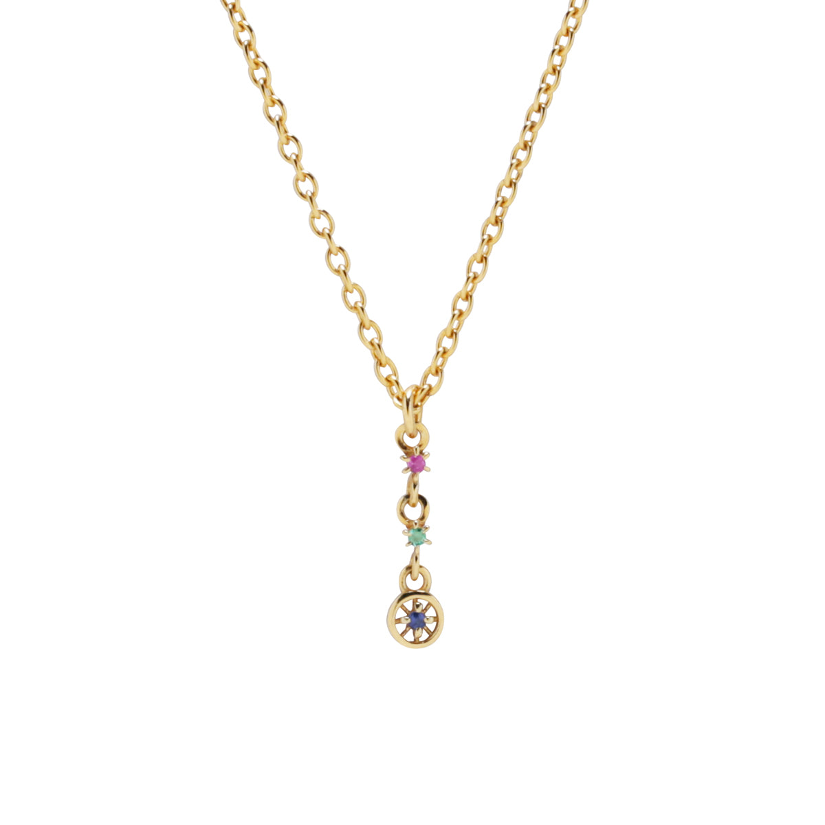 睡美人奧羅拉公主與仙女項鍊(金色)