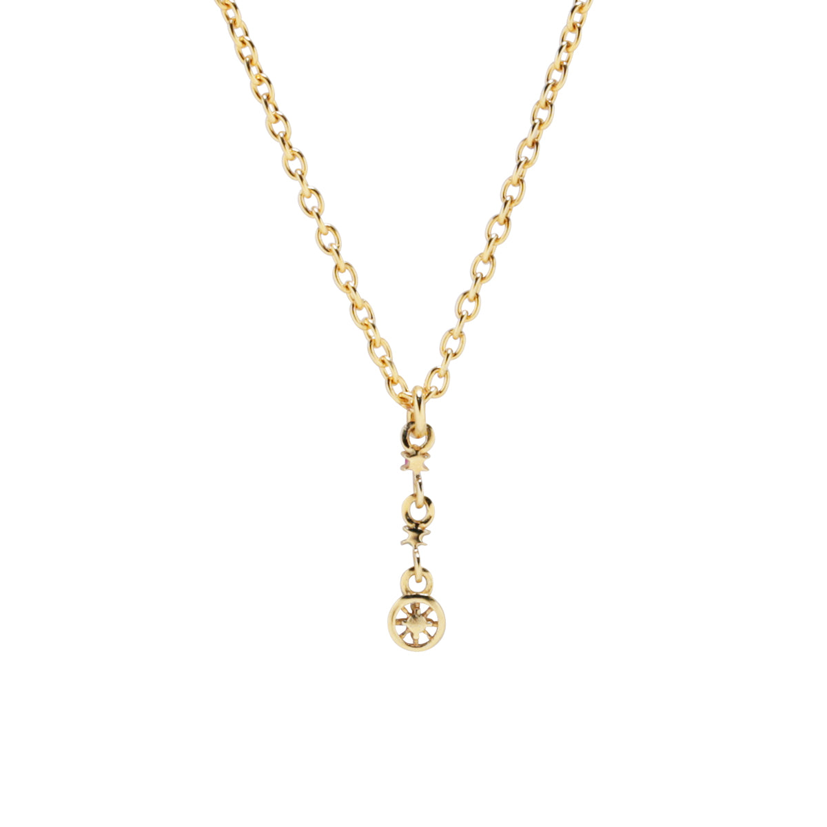 睡美人奧羅拉公主與仙女項鍊(金色)