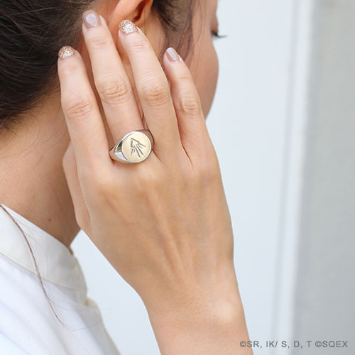 Dragon Quest: The Adventures of Dai Dragon Crest Signet Ring Silver