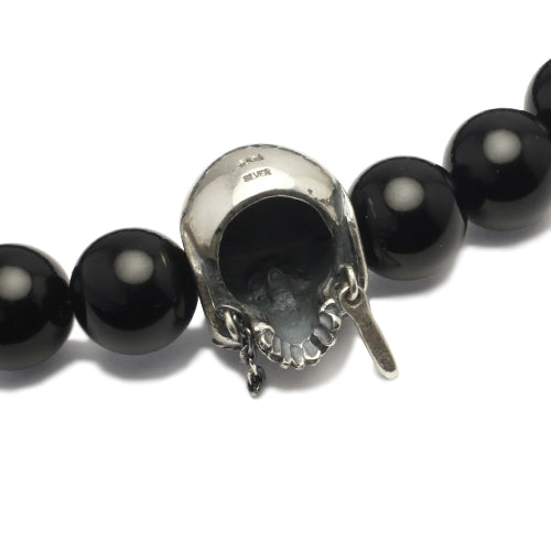 Pirates of the Caribbean: Dead Men Tell No Tales Skull Bracelet in Tiger Eye - Silver