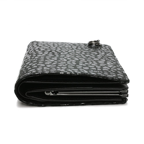 Inden - Indenya 雙折皮夾/拍手皮夾 豹紋/中型皮夾