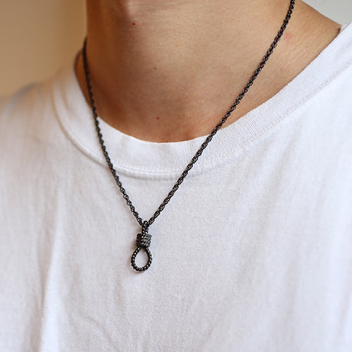 Pirates of the Caribbean: World's End Rope Necklace, Medium - Black