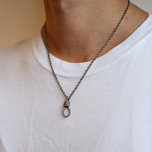 Pirates of the Caribbean: World's End Rope Necklace, Medium - Silver