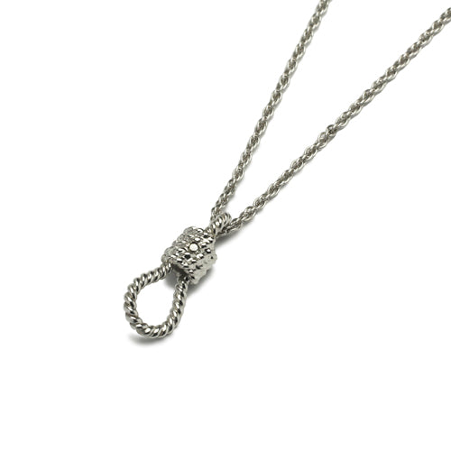 加勒比海盜:世界的盡頭 繩索項鍊,小號 - 銀色