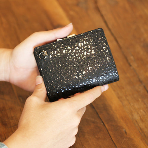 Inden - Indenya Bifold Wallet/Clap Wallet Leopard Print/Medium Wallet