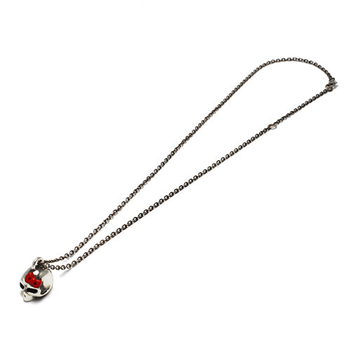 Hello Kitty Skull Face Necklace - Silver