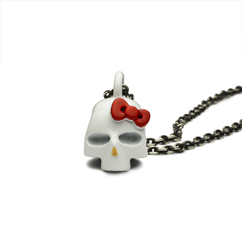 Hello Kitty骷髏頭項鍊 - 全彩
