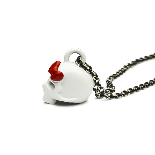 Hello Kitty骷髏頭項鍊 - 全彩