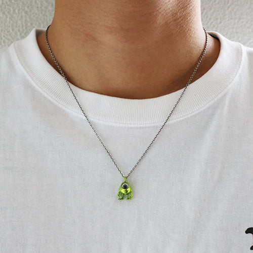 怪獸公司大學麥克項鍊 - 綠色