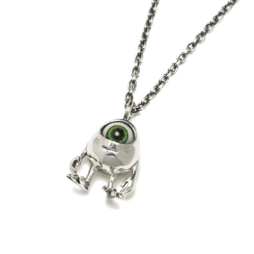 怪獸公司大學麥克項鍊 - 銀色