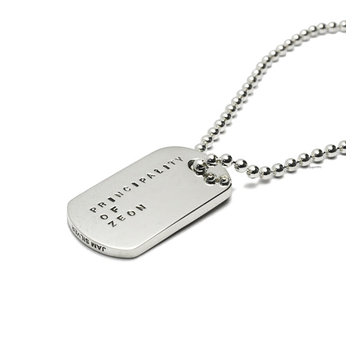 Mobile Suit Gundam Dog Tag Necklace -ZEON FORCES - Zeon Army