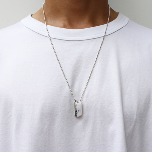Mobile Suit Gundam Dog Tag Necklace -ZEON FORCES - Zeon Army