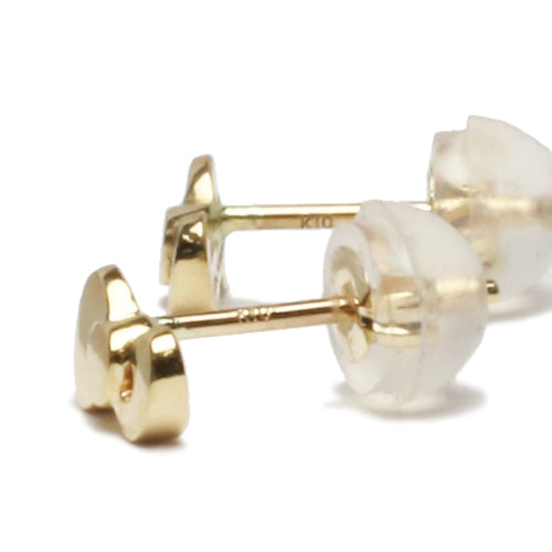 Hello Kitty Ribbon Earring - 10K Yellow Gold