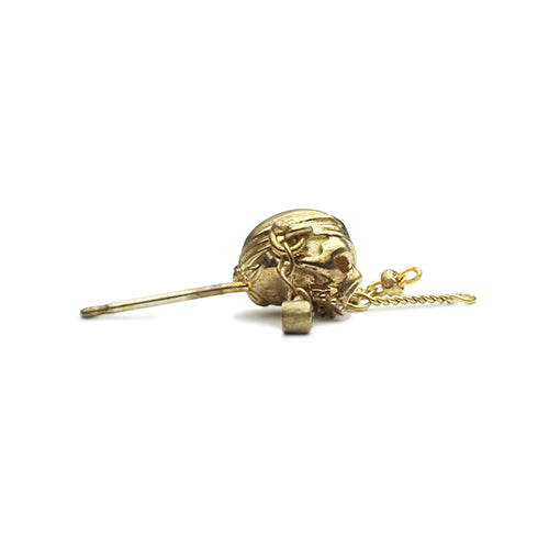 加勒比海盗:世界的尽头骷髅耳环 - 金色(单只)