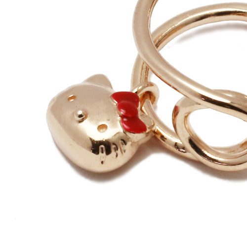 Hello Kitty Safety Pin Ear Cuff - Pink Gold