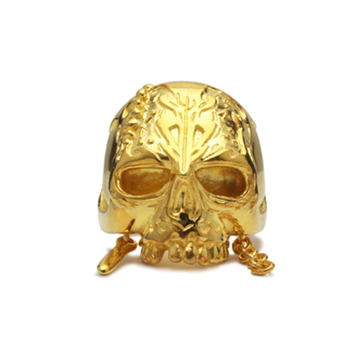 加勒比海盜:死無對證骷髏戒指 - 18K黃金