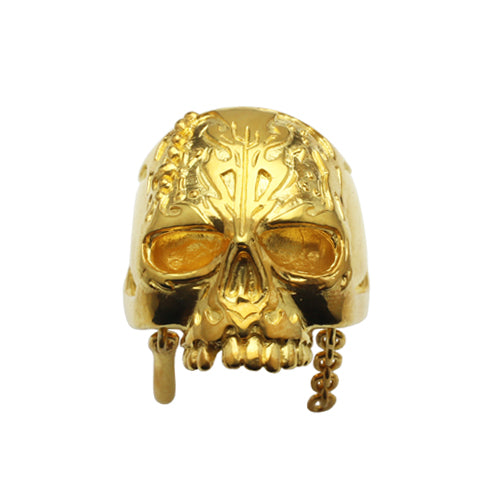 加勒比海盜:死無對證骷髏戒指 - 18K黃金