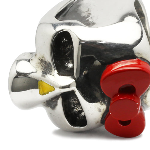 Hello Kitty Skull Face Ring - Silver