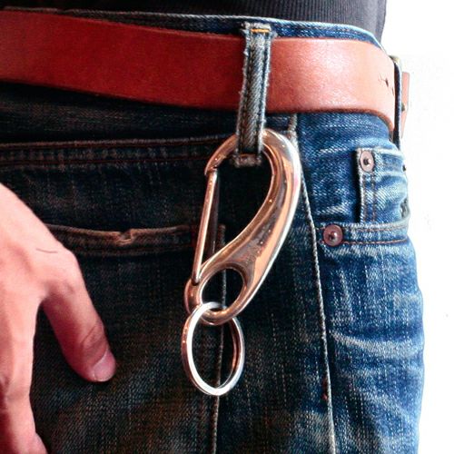 Carabiner Silver 925 "Big One" / Keychain