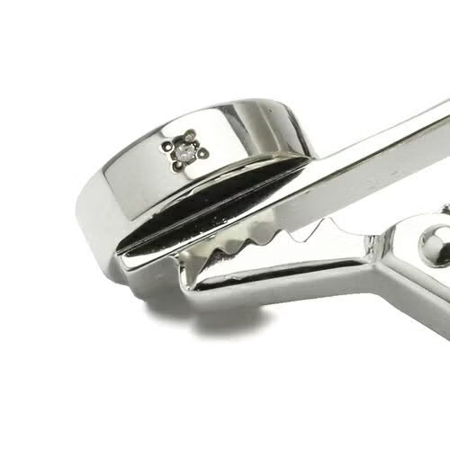 Diamond Button Tie Pin