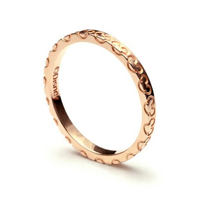 Mickey Mouse Love Ring S - Pink Gold (Ring & Matching)