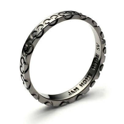 Mickey Mouse Love Ring M - Black (Ring & Matching)