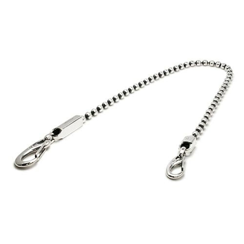 Type AB Ball Wallet Chain NEW TYPE (Blood Type) -Silver 925-