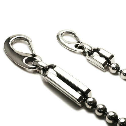 Type AB Ball Wallet Chain NEW TYPE (Blood Type) -Silver 925-
