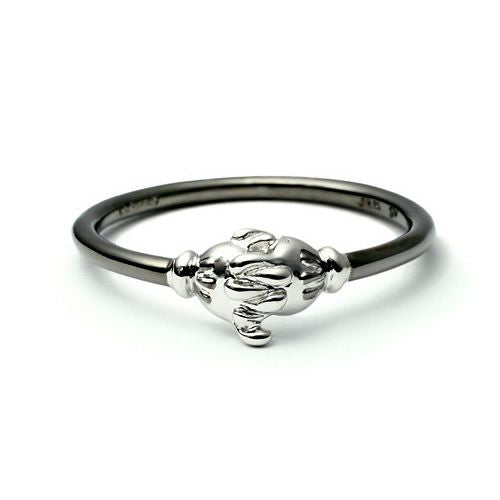 Mickey Mouse & Minnie Mouse Shake Hand Ring - Black
