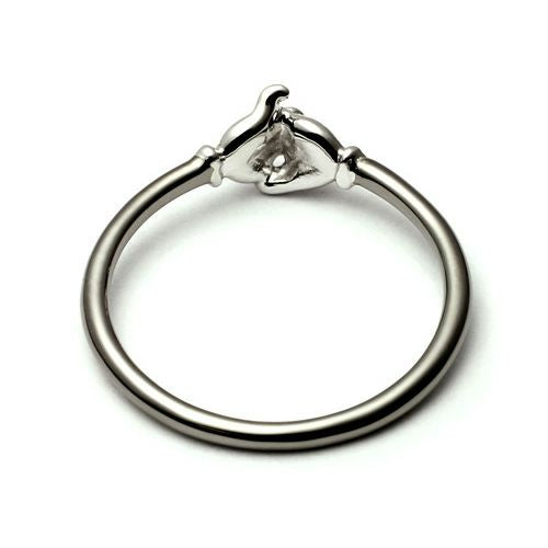 Mickey Mouse & Minnie Mouse Shake Hand Ring - Black