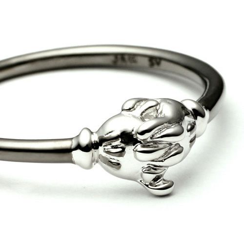 Mickey Mouse & Minnie Mouse Shake Hand Ring - Black