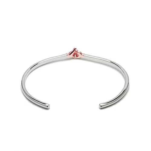 Mickey & Minnie Shake Hand Bangle - Pink Gold / Matching Bracelet