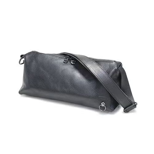 Arizona Leather One Shoulder Bag M - Black