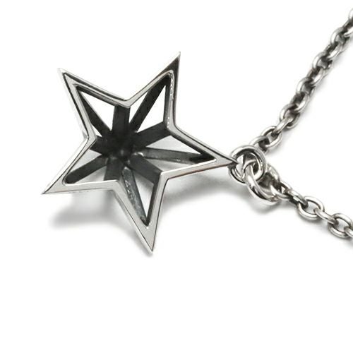 Skeleton Star Stud Necklace