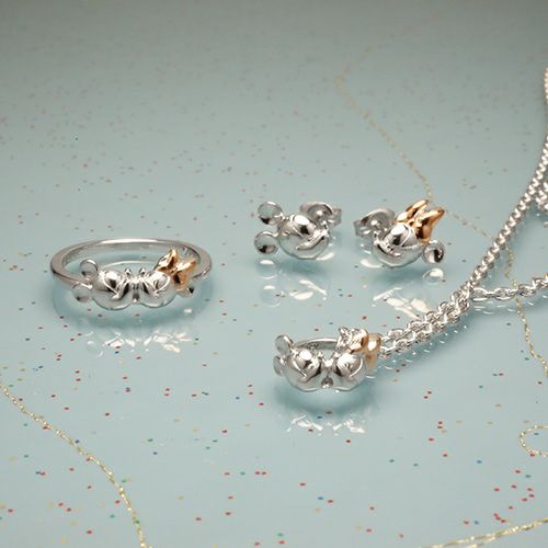 Mickey Mouse & Minnie Mouse Mwah Earrings / Kiss Earrings (Both Ears)