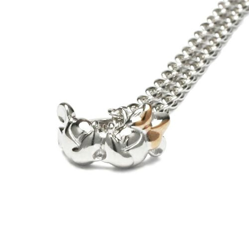 Mickey Mouse & Minnie Mouse Mwah Necklace / Kiss Necklace