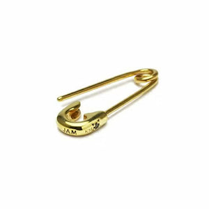 Safety Pin Diamond Earring S - 18K Yellow Gold (Single Ear)