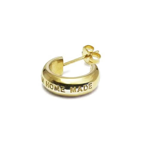 Round-Profile Earring - Gold / Single Ear