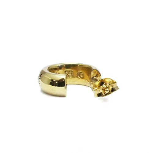 Round-Profile Earring - Gold / Single Ear