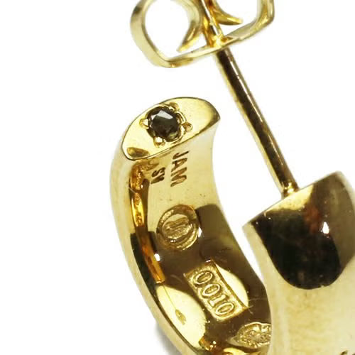 Round-Profile Earring - Gold / Single Ear