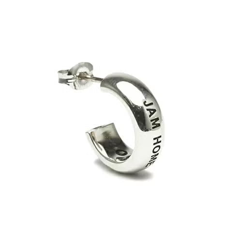 Round-Profile Earring - Silver / Single Ear