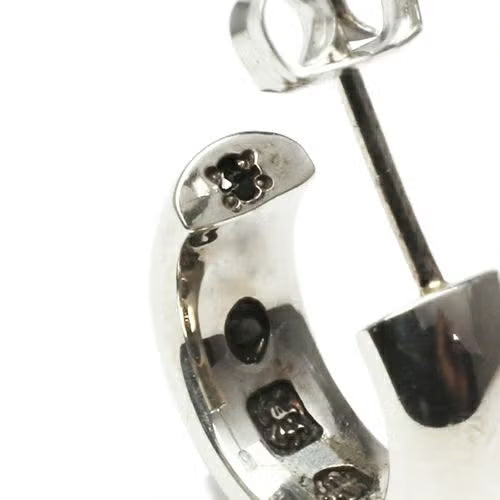 Round-Profile Earring - Silver / Single Ear