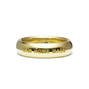 Round-Profile Ring (Size M) - Gold