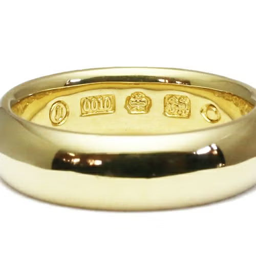 Round-Profile Ring (Size M) - Gold