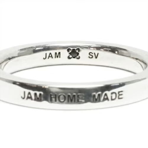 Flat Double Diamond Ring (Size M) - Silver