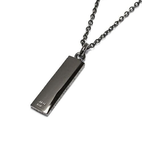 PMA Plate Necklace - Black