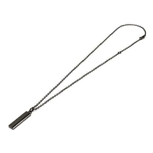 PMA Plate Necklace - Black
