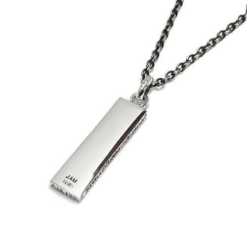 PMA Plate Necklace - Silver