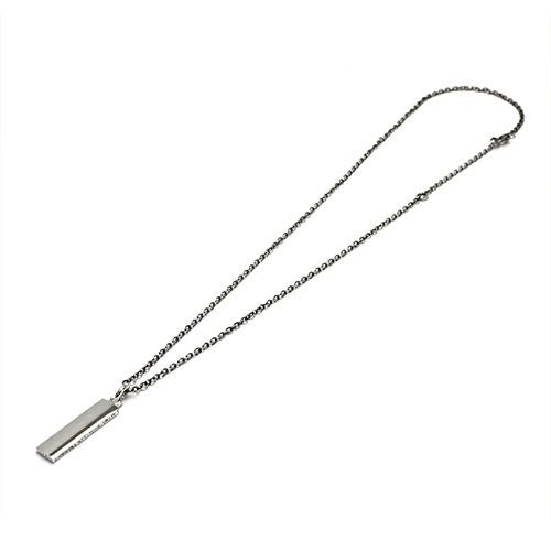 PMA Plate Necklace - Silver