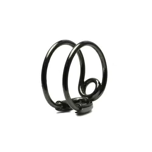 Safety Pin Ring S - Black